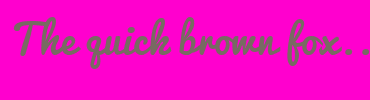 Image with Font Color 786A62 and Background Color FF00CE